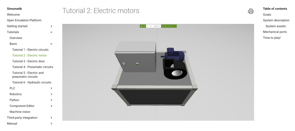 Tutorial 2: Electric motors