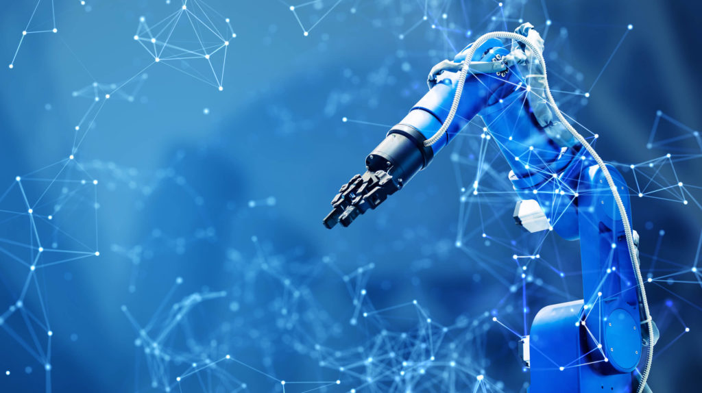 As part of virtual commissioning, robotics can be recreated as digital twins to test new programming and features.